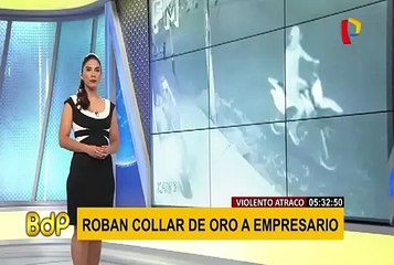 “Marcas” arranchan cadena de oro a empresario en Loreto