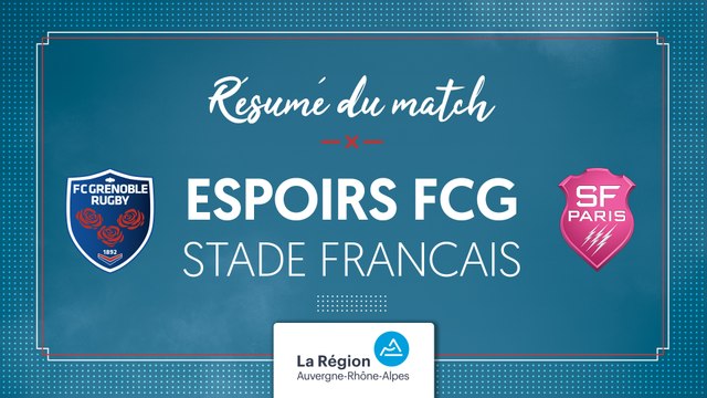 Espoirs FCG - Stade Français : le résumé vidéo