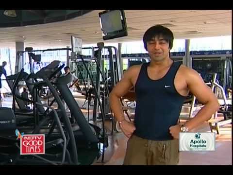 Aashish Chaudhary is a workout freak