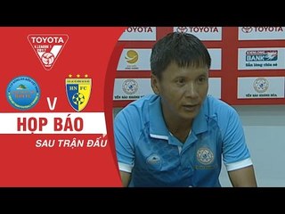 HỌP BÁO SAU TRẬN | HLV VÕ ĐÌNH TÂN HÀI LÒNG VỚI 1 ĐIỂM GIÀNH ĐƯỢC TRƯỚC ĐKVĐ HÀ NỘI