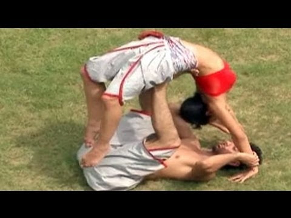 Inverted yoga for a healthy mind