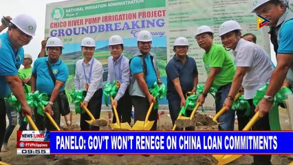 Panelo: Gov't won't renege on China loan commitments