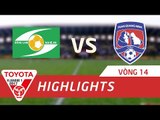 HIGHLIGHT | SÔNG LAM NGHỆ AN - THAN QUẢNG NINH | VÒNG 14 V.LEAGUE 2017