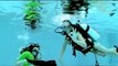 Sarah-Jayne does diving in Dubai