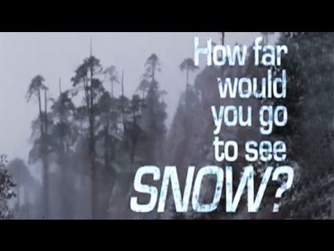 Adventure drive amidst snow-clad mountains