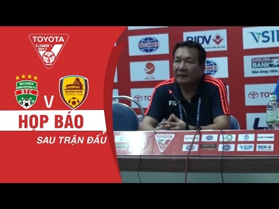 HỌP BÁO SAU TRẬN | HLV HOÀNG VĂN PHÚC VUI MỪNG VỚI CHIẾN THẮNG Ở NHỮNG PHÚT CUỐI CÙNG