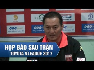 HỌP BÁO SAU TRẬN | CHIẾN THẮNG XỨNG ĐÁNG CHO FLC THANH HÓA