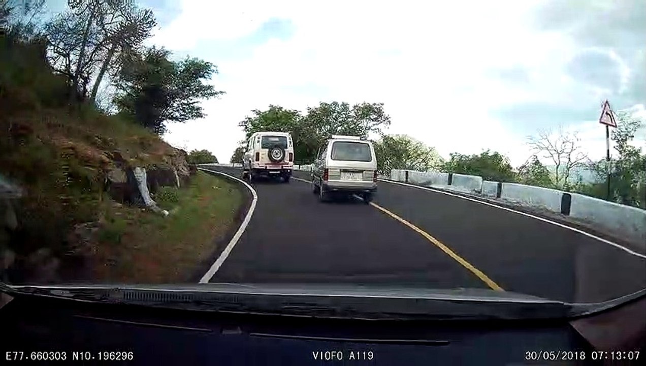 Rash driving - Bad driver on the hills