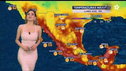 Descargar video: El pronóstico del tiempo con Pamela Longoria Lunes 25 Marzo 2019. @pamelaalongoria #Mexico #Monterrey #Aguascalientes #MeteoMedia #Weather #Clima