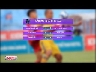 KẾT QUẢ VÒNG 8 GIẢI HẠNG NHẤT QUỐC GIA SỨ THIÊN THANH 2017