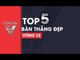 TOP 5 BÀN THẮNG ĐẸP VÒNG 12  V.LEAGUE 2017