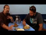 Rocky & Mayur eat a sumptuous meal in Kausani