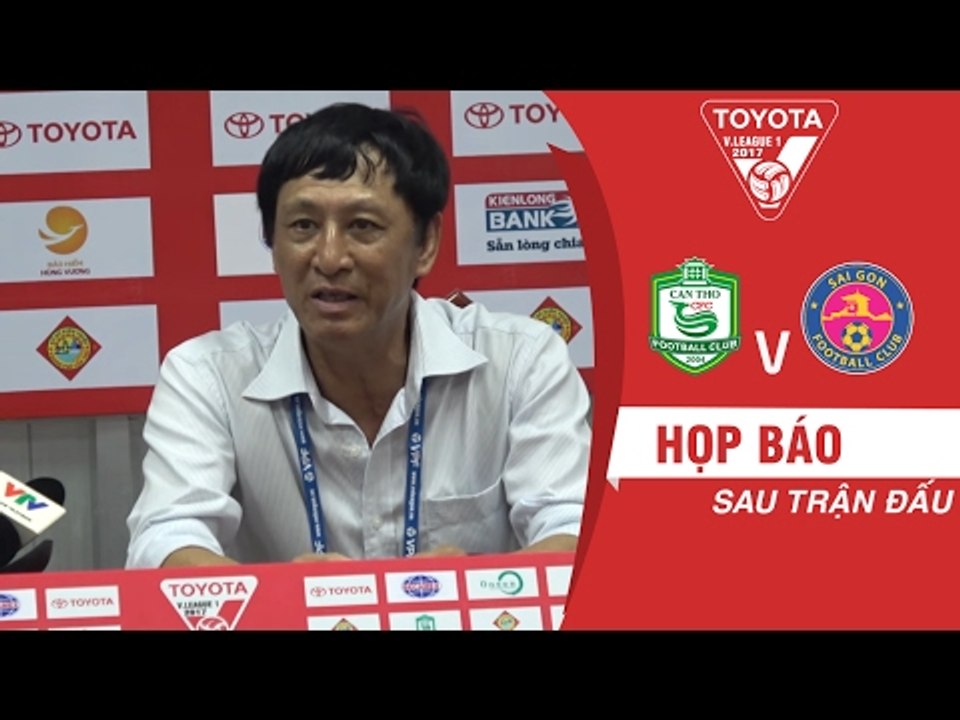 HỌP BÁO SAU TRẬN | HLV VŨ QUANG BẢO VUI MỪNG VỚI CHIẾN THẮNG CỦA CẦN THƠ