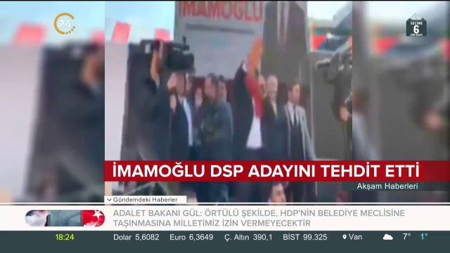 Ekrem İmamoğlu DSP adayını tehdit etti