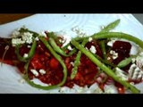 Watch recipe: Roasted beet and red chowli salad with upbeat vinaigrette