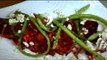 Watch recipe: Roasted beet and red chowli salad with upbeat vinaigrette