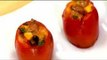 Mixed Bean And Cheese Stuffed Tomatoes