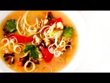 Hot noodle soup