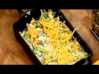 Broccoli and Cheddar Crepes