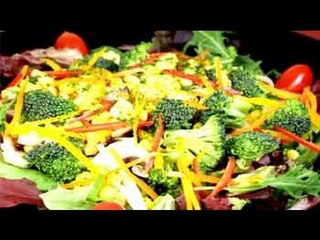 Charred Corn, Broccoli and Plum Salad