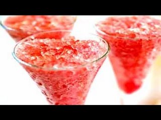 Watermelon and Musk Melon Granita