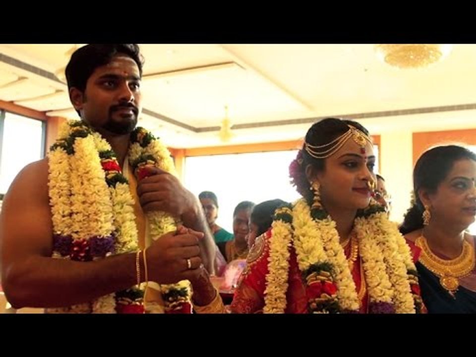 Sneha & Aswath Tie The Knot In A Traditional Tamil Wedding