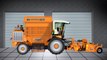 Orange Color Sugar Beet directory harvesting Machine* | Construction Equipment For harvesting Sugar tales