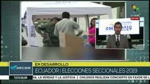 Concluyen elecciones seccionales en Ecuador