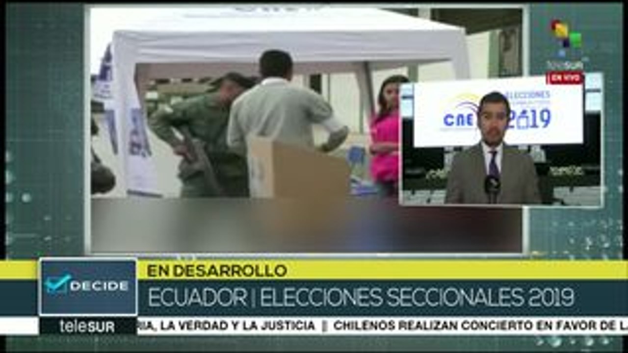 Concluyen elecciones seccionales en Ecuador