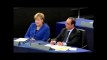 On a recréé la passe d&#39;armes entre François Hollande et Marine Le Pen à Strasbourg