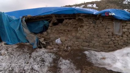 Malatya'da Meydana Gelen Depremde Bazı Evler Hasar Gördü