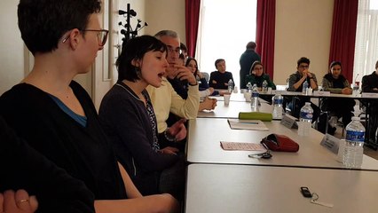 Echanges entre les lycéens et la rectrice 2