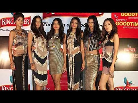 Kingfisher Supermodels get judged on their steamy performance in the rain task