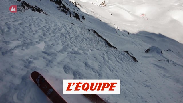 le run de Leo Slemett à Verbier - Adrénaline - Freeride World Tour