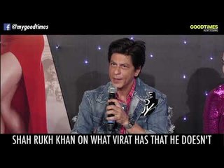 Shah Rukh Khan: Virat Is Truly Gifted, I Am Not!