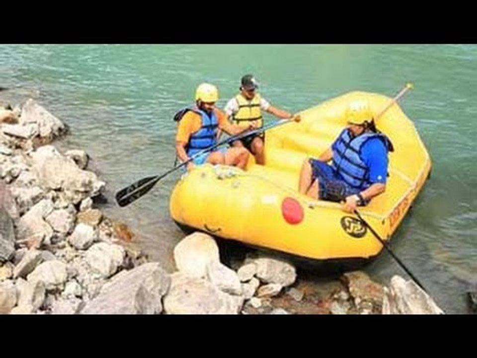 River-rafting's good for muscles, helps beat stress