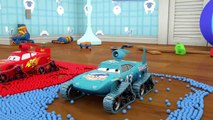 Apprendre les Couleurs Monstre Mcqueen Véhicule de Construction et de Boules Magiques pour les Enfants les Enfants