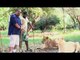 Rocky walks with lions in the Casela Safari
