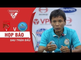 HLV Võ Đình Tân thừa nhận đội bóng của ông đã may mắn mới có điểm ra về