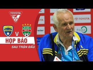 HLV Petrovic thất vọng với trận hòa ngay trên sân nhà của FLC Thanh Hóa