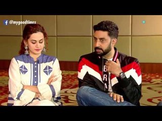 Descargar video: Interview with Abhishek Bachchan, Vicky Kaushal and Taapsee Pannu. Manmarziyan with Puja Talwar