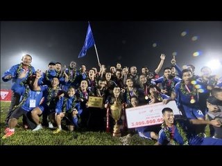 Khoảnh khắc Quảng Nam FC lần đầu xưng vương tại V - League 2017