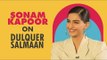 Sonam Kapoor Finds Dulquer Salmaan Cute | Sonam Kapoor | Dulquer Salmaan