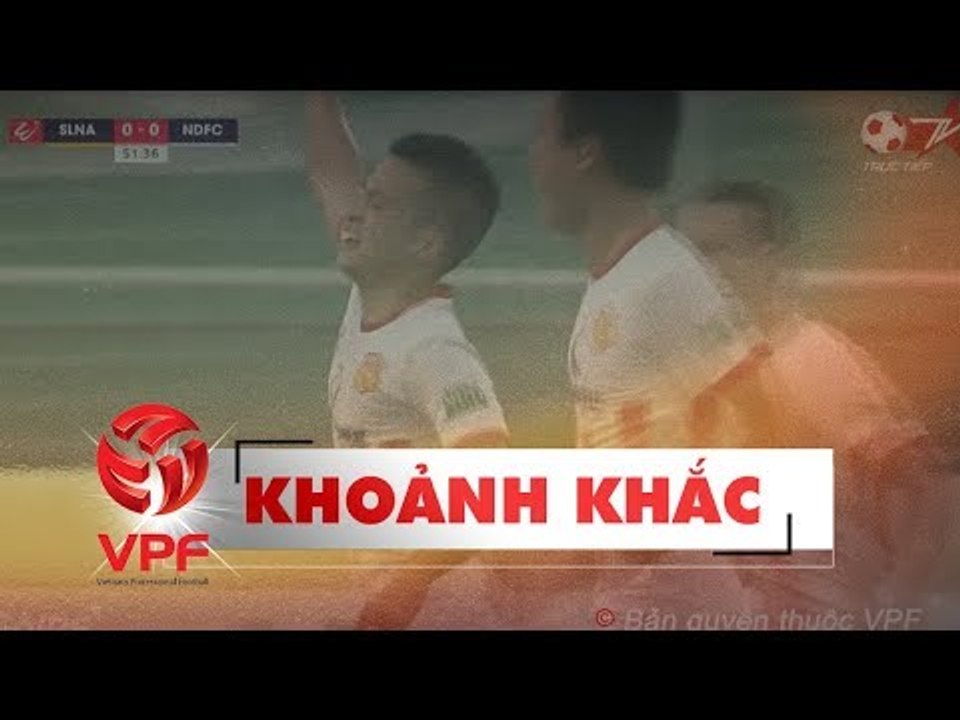 Sỹ Minh lập siêu phẩm, Nam Định mở tỷ số trước SLNA | VPF Media