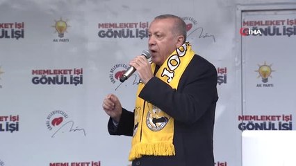 Cumhurbaşkanı Erdoğan: "Kapısında Nöbet Tuttukları Anayasa Mahkemesi'nden Ayrılıp Buraya Gelemezler"