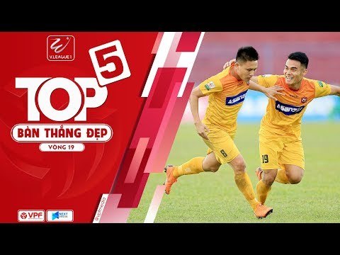 Siêu phẩm sút xa của Đình Bảo dẫn đầu top 5 bàn thắng đẹp nhất vòng 19 V. League 2018 | VPF Media