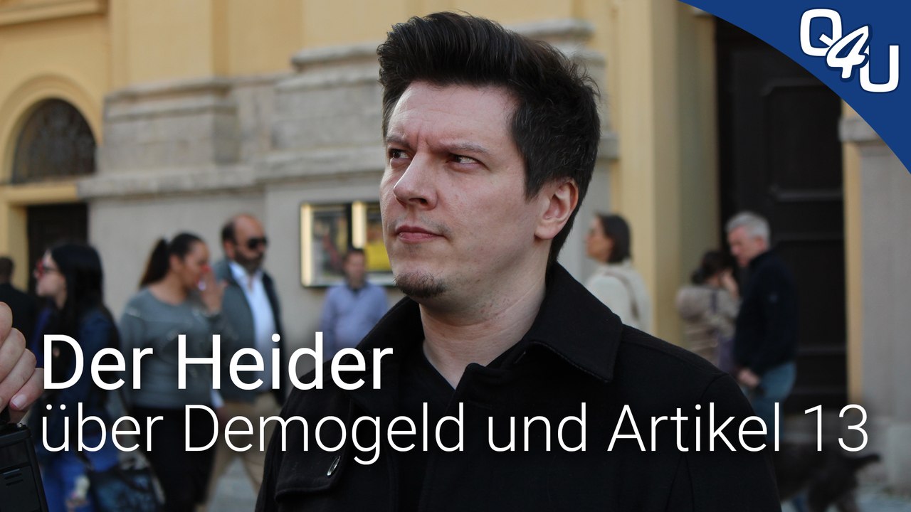 Der Heider über Demogeld, #SaveYourInternet und #Artikel13 | QSO4YOU Tech
