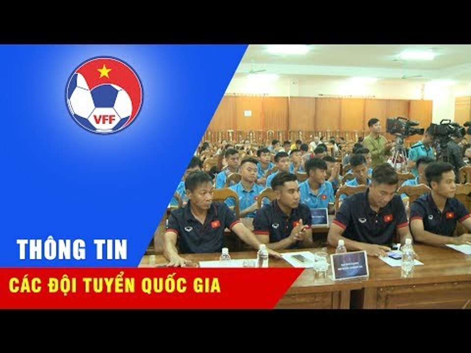 VFF TỔ CHỨC LỄ MỪNG CÔNG CHO ĐT U15 VIỆT NAM SAU CHỨC VÔ ĐỊCH AFF  U15 CHAMPIONSHIP