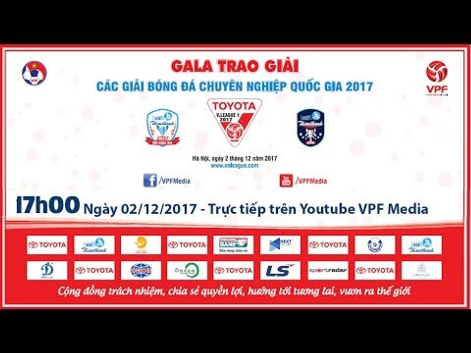 FULL|  GALA TRAO GIẢI các Giải Bóng đá chuyên nghiệp Việt Nam