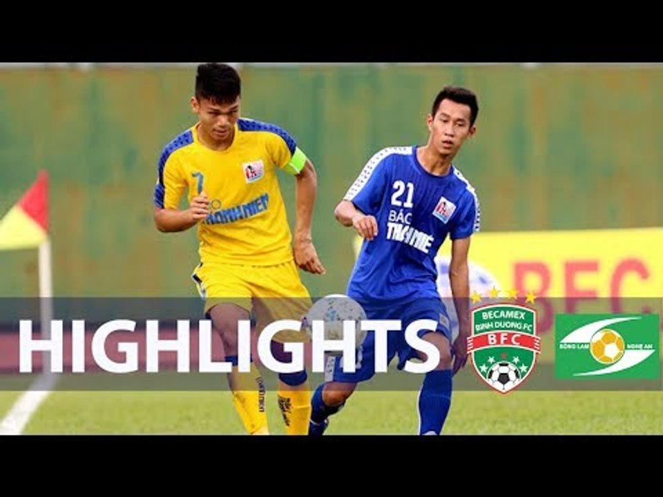 U21 Sông Lam Nghệ An giành ngôi đầu bảng A sau chiến thắng trước U21 Becamex Bình Dương